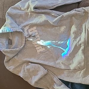 Puma sweater, grey, medium